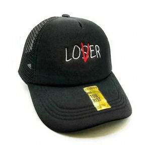 Lover Loser Mesh Trucker Snapback (Black)